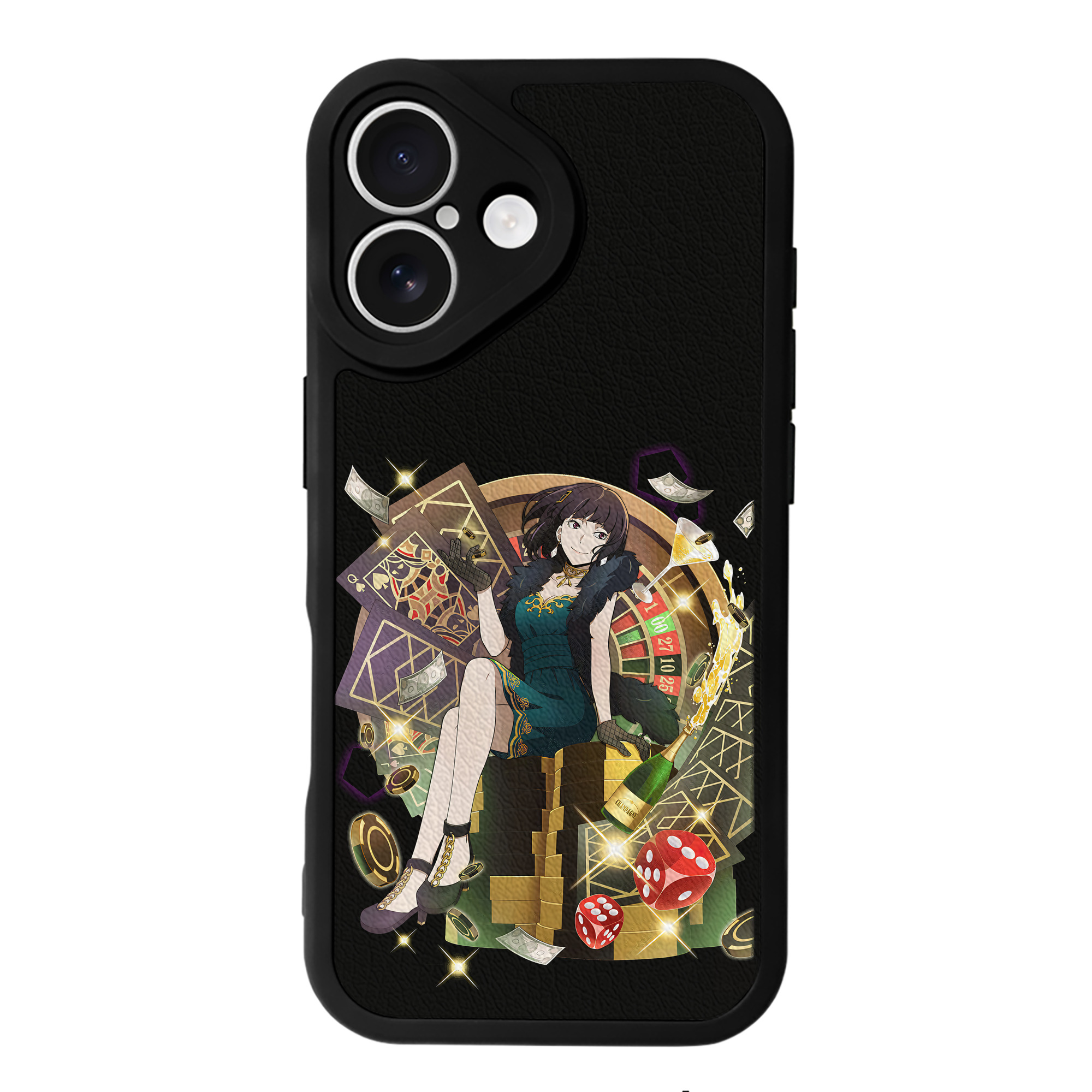 （画像用） 文豪ストレイドッグス Bungo Stray Dogs 【iPhone 16シリーズ対応】シリコンスマホケース（レザー調） 材質：シリコン